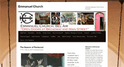 Desktop Screenshot of emmanuelbelair.episcopalmaryland.org