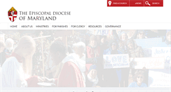 Desktop Screenshot of episcopalmaryland.org